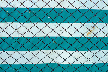 fence and blue sky