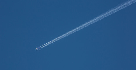 Jet and Vapor Trail