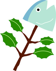 sardine and holly charm