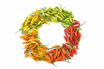 Chinese colorful millet pepper / small pepper