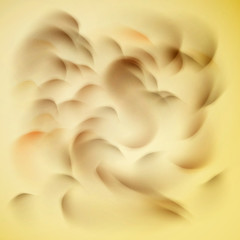 Waves or curls on a beige background.