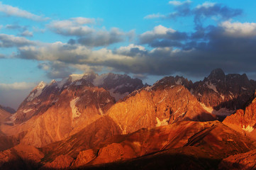 Obraz premium Fann mountains