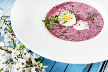 cold beet soup