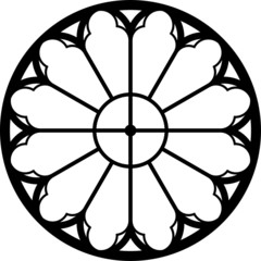Derry, Irelan, rose window