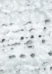 ice with snow as a background