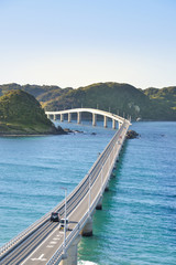 Fototapeta premium Tsunoshima Bridge, Shimonoseki, Japan