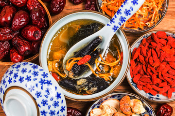Nutrition and health of black-bone chicken soup