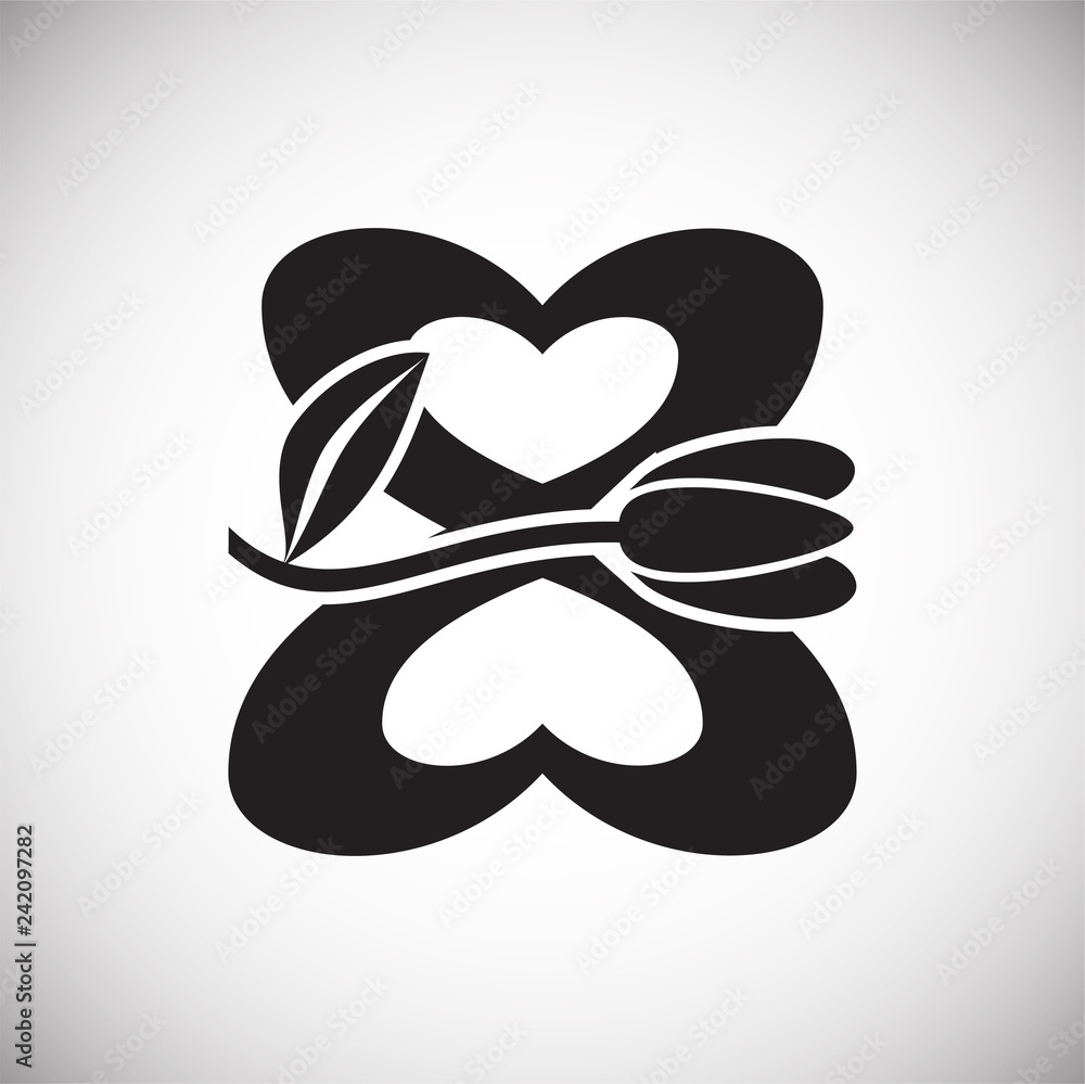 Poster woman day icon on white background for graphic and web design, modern simple vector sign. internet c