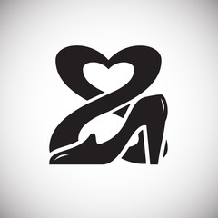 Woman day icon on white background for graphic and web design, Modern simple vector sign. Internet concept. Trendy symbol for website design web button or mobile