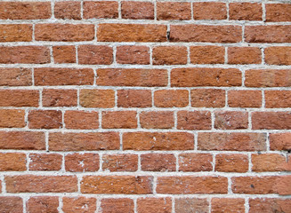 Red brick wall texture