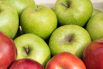 Gala and Granny Smith apples, Novi Sad, Serbia