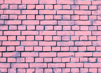 Pink brick wall texture