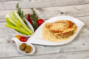 Vegan cuisine - Humus
