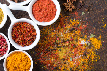 Parsley herb isolated on white background.