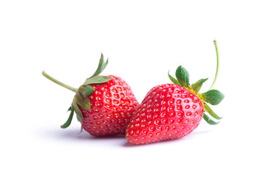 Strawberry isolated on white background. Clipping Path