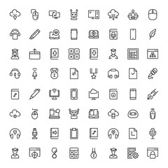 Flat icon set