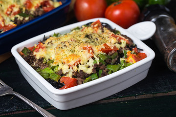 Roast beef with cheese