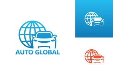 Automotive Global Logo Template Design Vector, Emblem, Design Concept, Creative Symbol, Icon