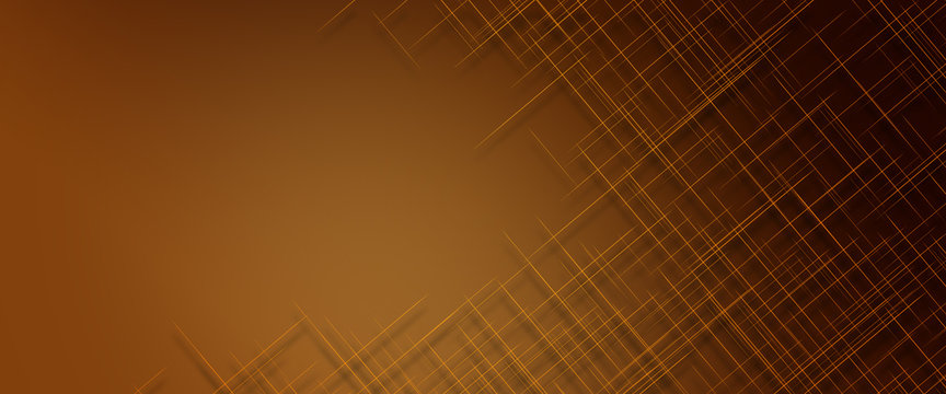 Abstract Golden Line Background