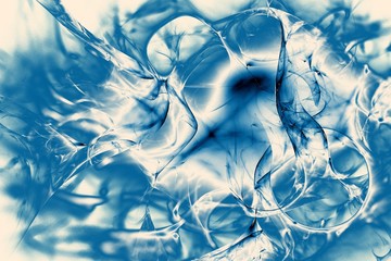 Kontrastreiche Hintergrundgrafik - wei&szlig; / Stahlblau