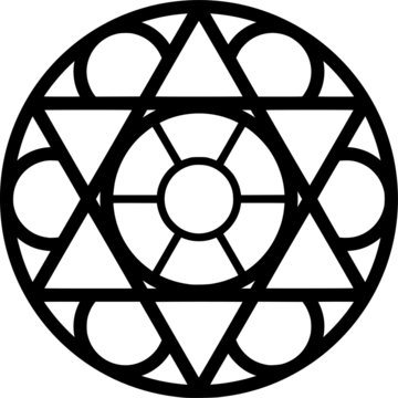 Groningen, Synagoge, Netherlands, rose window