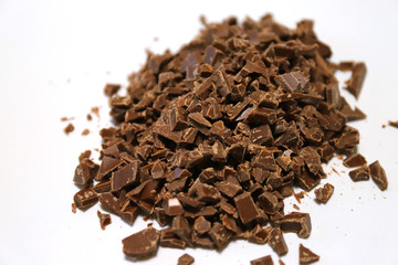 刻んだチョコレート