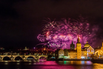 Fototapeta na wymiar New Year Firework