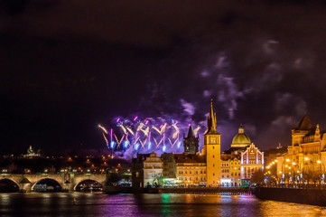 Fototapeta na wymiar New Year Firework