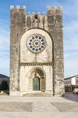 Portomarin and the Church of San Nicolás, main place of the Camino de Santiago in Lugo (Spain).