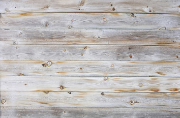 Fototapeta na wymiar Heller Holzhintergrund mit weiß braunen Holzbrettern