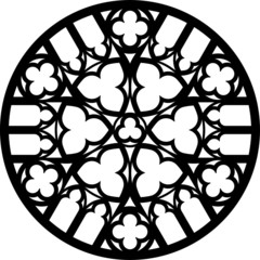 Lemgo, Germany, rose window