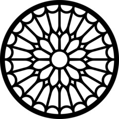 Leon, Spain, rose window