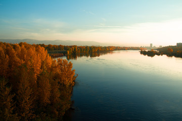 Beautiful Yenisei river