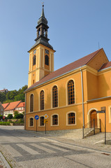 Fototapeta na wymiar Srebrna Góra Church in Owl Mountains, Poland, Silesia
