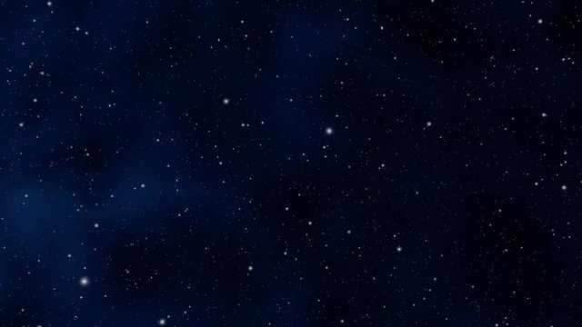 3D rendered Animation of a Star field in Space.
