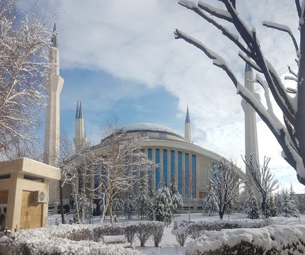Capital Ankara Turkey. Ahmet Hamdi Akseki Mosque