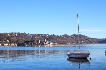 Lago d'Orta panorama da Pella