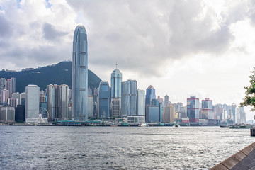 Skyscraper complex in Central Hong Kong