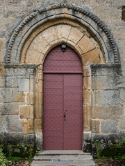 old door, tuscany, italy