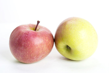 Fresh candy heart ugly apple