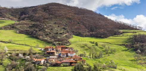 Mountain village Vejo in Picos de Europa