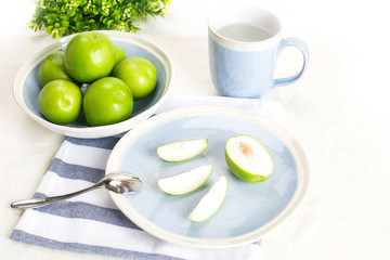 Fresh green Taiwan green dates