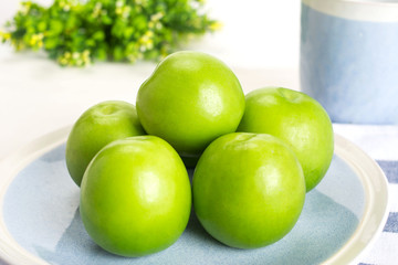 Fresh green Taiwan green dates