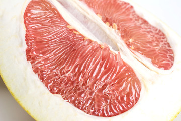 Fresh red grapefruit
