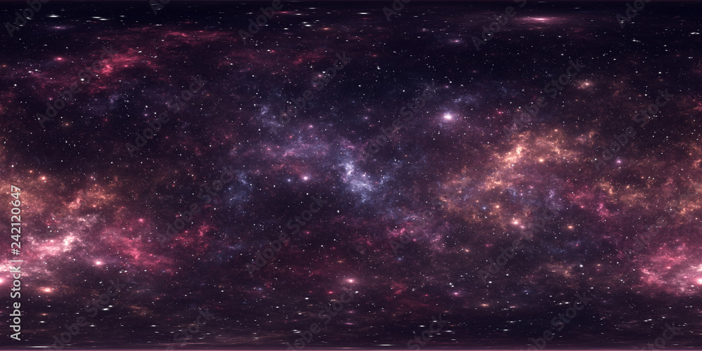Wall mural interstellar cloud of gas and dust. deep outer space background with stars. space nebula. panorama, 