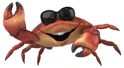 Fun crab - 3D Illustration © Julien Tromeur