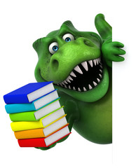 Fun dinosaur - 3D Illustration © Julien Tromeur
