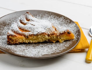 Fetta di torta di mele