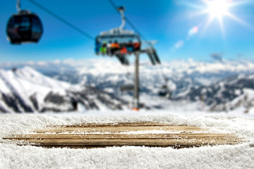table background and winter time 