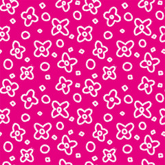 Floral background. Seamless pattern.Vector. 花のパターン